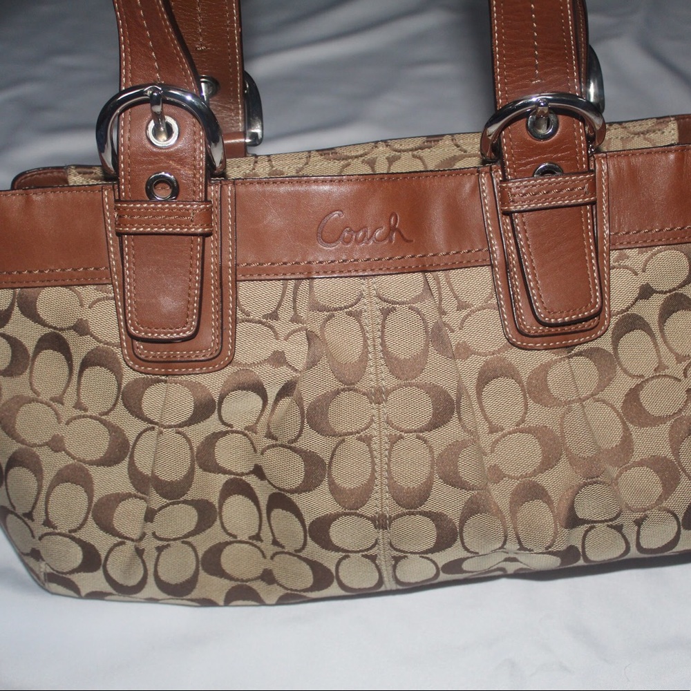 Coach - Soho Pleated Signature Tote (Authentic)